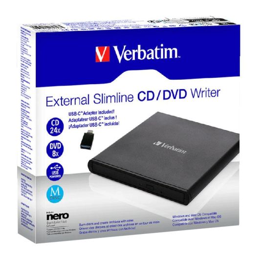 Brander VERBATIM Externe CD/DVD USB 2.0