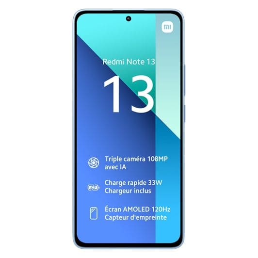 Smartphone XIAOMI Redmi Note13 4G 256Go Bleu
