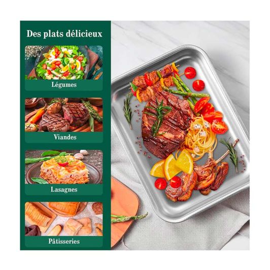 Ovenschotel inox 30x22cm