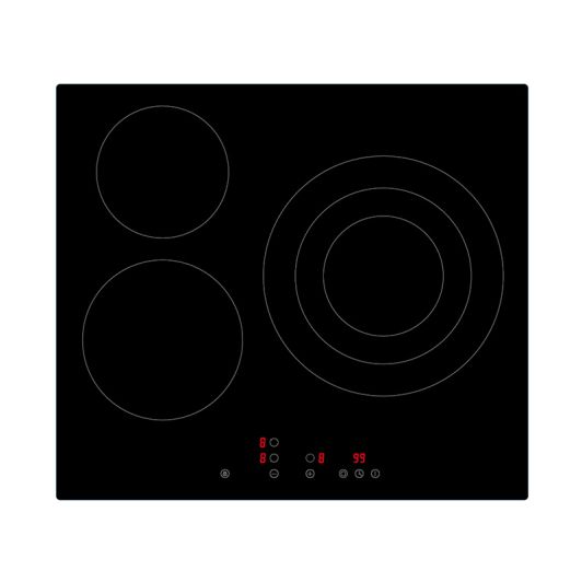 Plaque de cuisson vitrocéramique VALBERG VH 3 T 342C