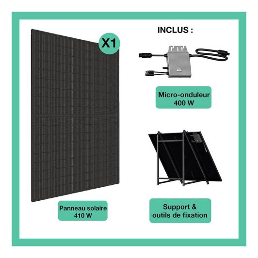 Kit Panneau solaire LOGICOM KIT SOLAR 410W Plug&Play