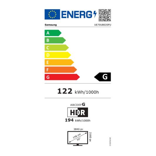 SAMSUNG 70U8020F - TV 4K 70