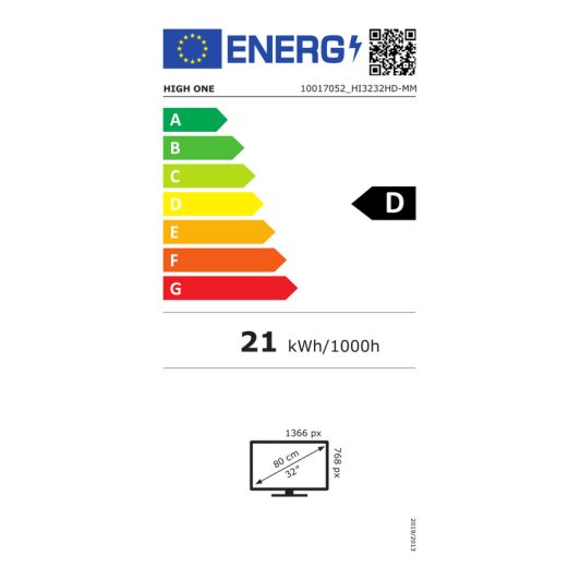 TV HIGH ONE HI3232HD-MM