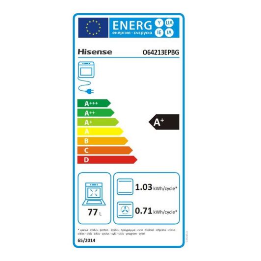 Hisense O64213EPBG Pyrolyse Inbouwoven – Multifunctionele Elektrische Oven