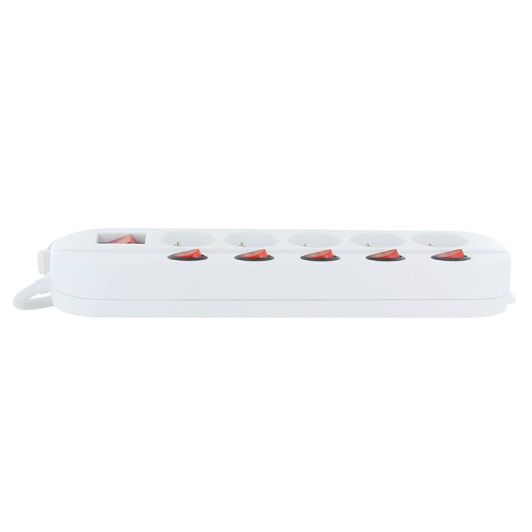 Bloc multiprise x 5 + 6 interrupteurs ELECTODEPOT