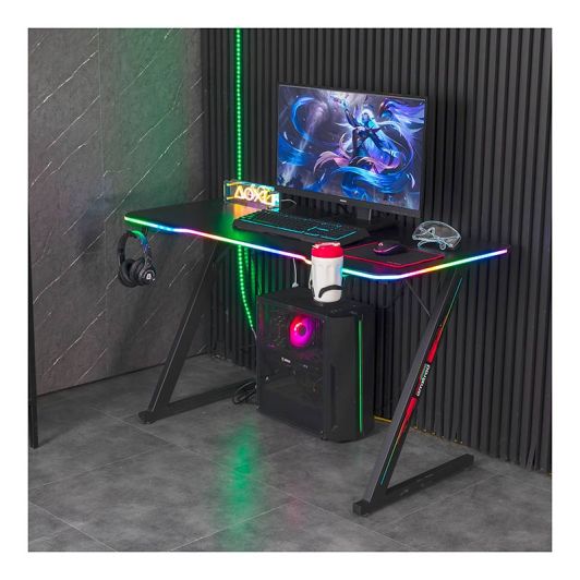 AMSTRAD AMS-DESK120Z-LED-ASTRA bureau met LED-verlichting