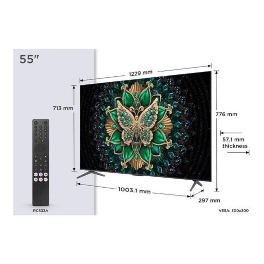 TCL MINILED 55MQLED75K - TV UHD 4K Smart 144Hz