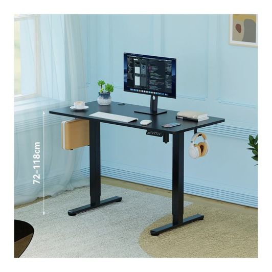 Gamingbureau EDENWOOD BB120 motorisch zwart