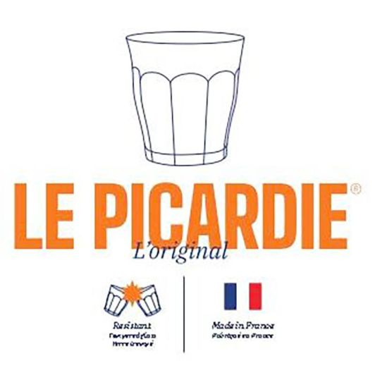 6 verres DURALEX Picardie vermeil 36cl