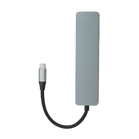 EDENWOOD USB-C HUB 6-in-1 - HDMI, RJ45, USB 3.0 & PD Opladen