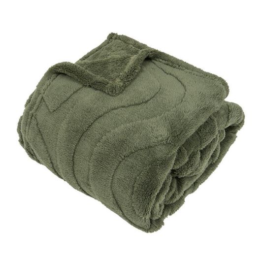 Plaid microfibre jacquard 130x170cm