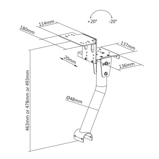 OPLITE-houder voor versnellingspook compatibel met GTR S8
