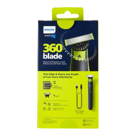 asoir Philips OneBlade QP2724/23 - Tondeuse Barbe Hybride