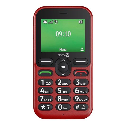 Mobile DORO Leva E10s Rouge Sénior