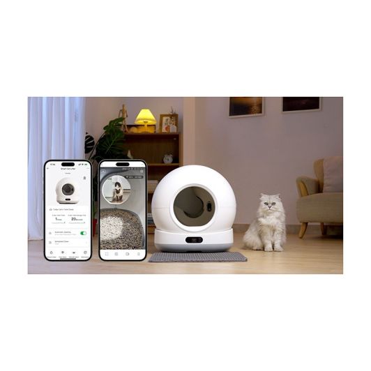 Litière PAWZZ Auto nettoyante Caméra 72L