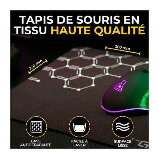Gamingset THE G-LAB COMBO ELECTRON 4-in-1 draadloos toetsenbord en muis