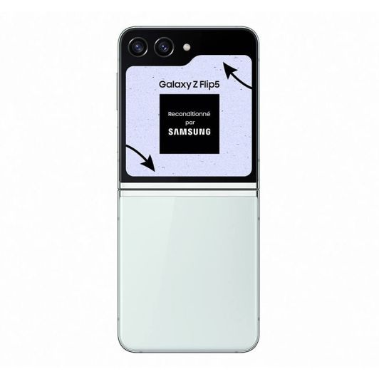 Smartphone SAMSUNG ZFLIP 5 5G 256Go Vert reconditionné Grade A+