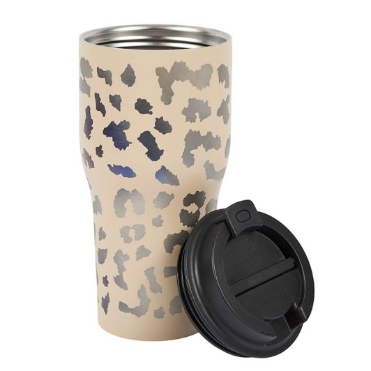 Thermosbeker met Panterprint 600ml