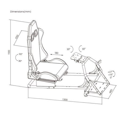 OPLITE GT3 SimRacing Cockpit