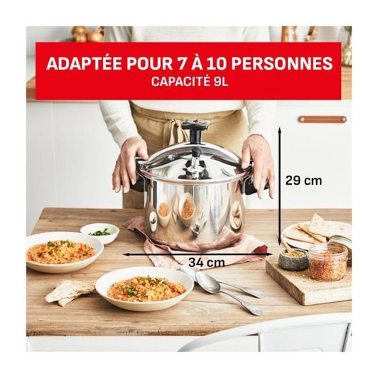 Snelkookpan SEB Authentique 9L