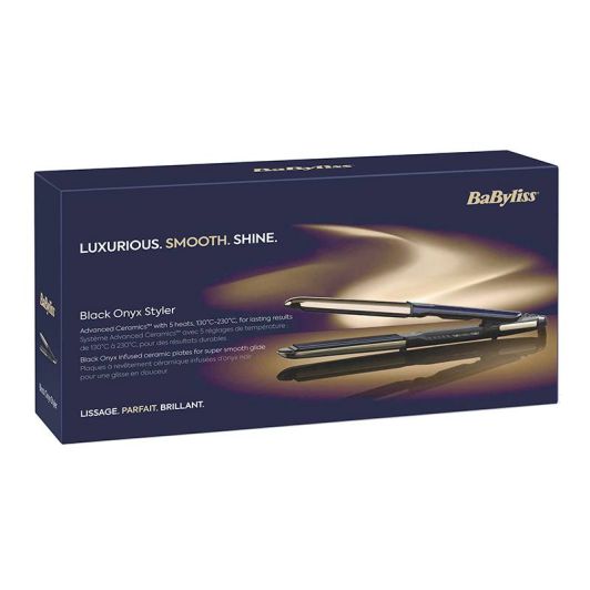 BaByliss ST484E Stijltang & Krultang – 2-in-1 – Black Onyx