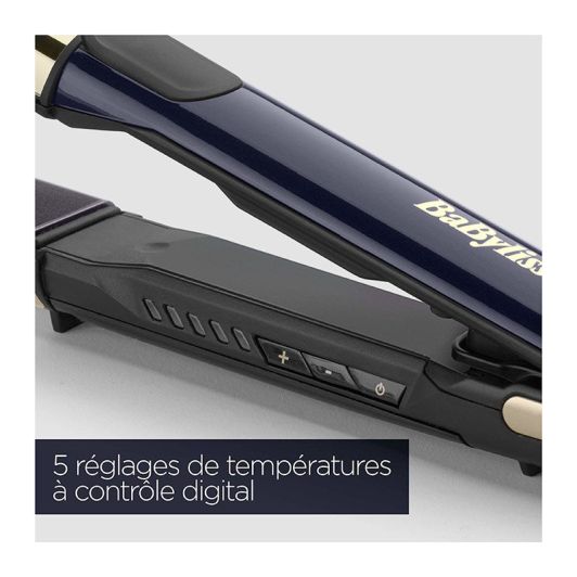 BaByliss ST484E Stijltang & Krultang – 2-in-1 – Black Onyx