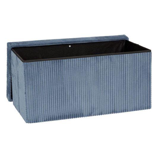 Dubbele opvouwbare poef 76×38×38 cm – fluweel