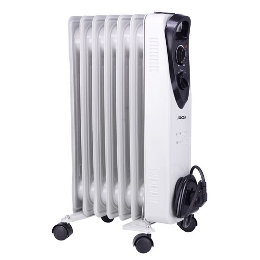 JOCCA Oliegevulde Radiator - 1500W - 7 Elementen
