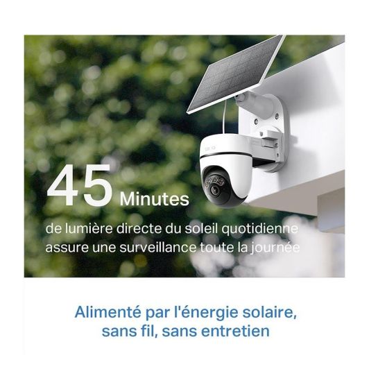 Caméra de surveillance TAPO TC90 + Panneau solaire