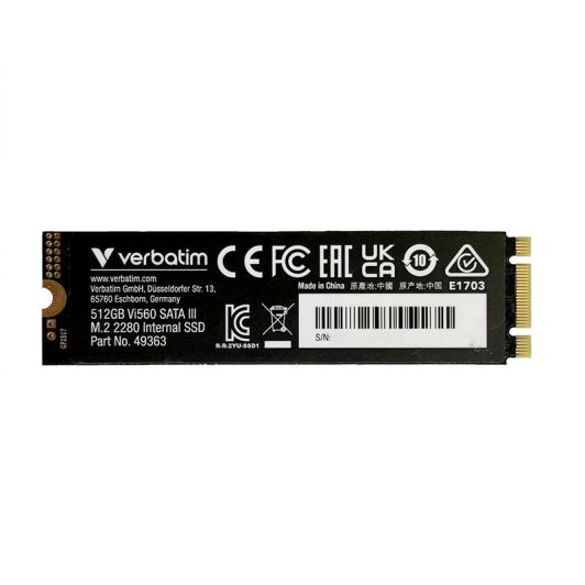 SSD interne VERBATIM NV3 - M.2 512Go Vi560 2280