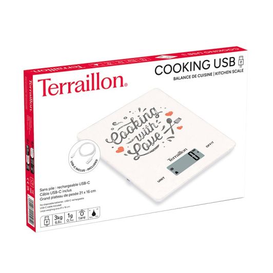 Balance TERRAILLON Cooking USB et cable
