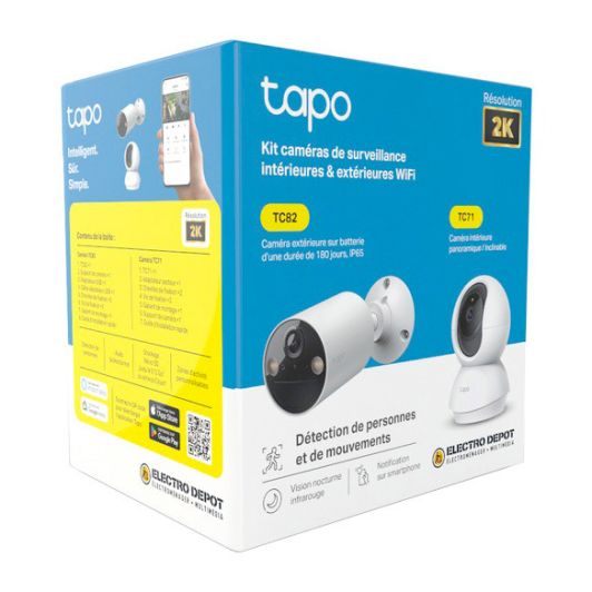 Pack Veiligheidscamera TP LINK TC82