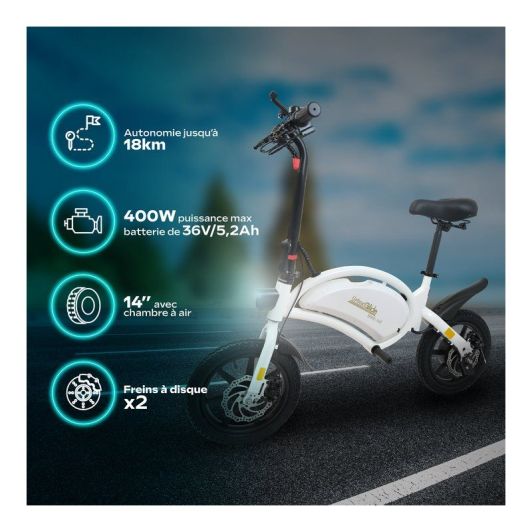 Loopfiets URBANGLIDE BIKE 140 Wit
