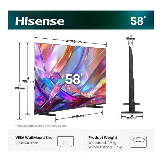 TV QLED 58