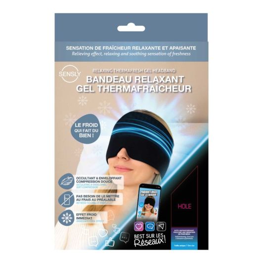 Bandeau relaxant SENSLY gel rafraîchissant