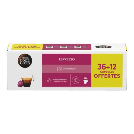 Expresso KRUPS Piccolo XS rouge YY5836FD + 3 boîtes capsules