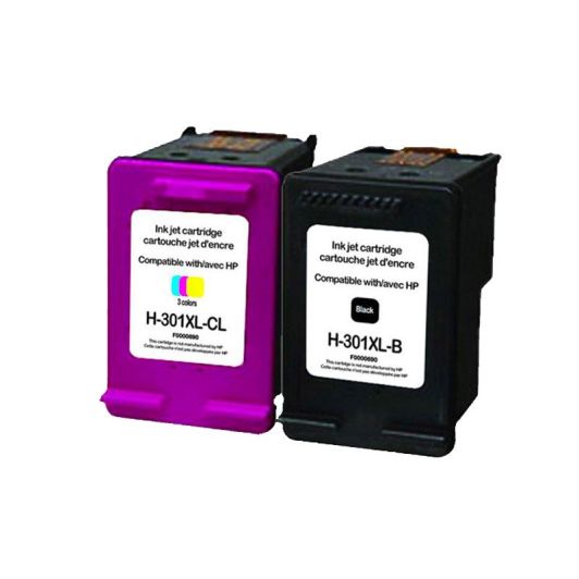 Multipack cartouches d'encres ELECTRO DEPOT compatible HP H301XL pack noir+couleur