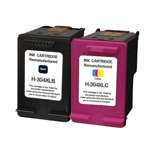 Multipack cartouches d'encres ELECTRO DEPOT compatible HP H304XL pack noir+couleur