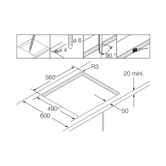 Plaque de cuisson SAMSUNG NZ64F5RD9AB/EF