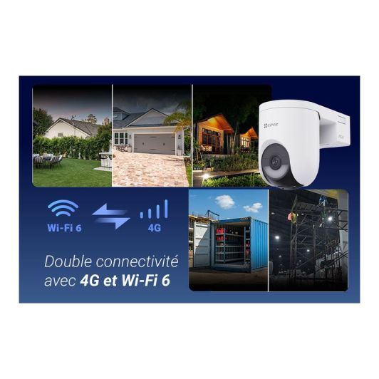 Caméra de surveillance EZVIZ HB8 LITE 4G et wifi