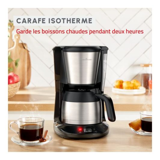Cafetière filtre  MOULINEX SUBITO PROG FT5S2DE0 