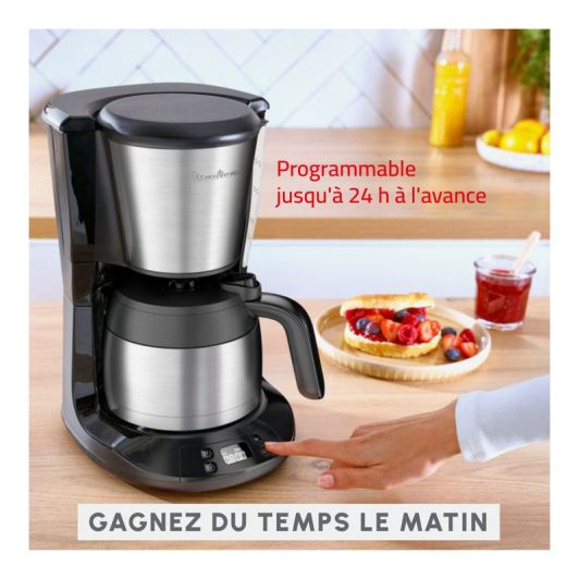 Cafetière filtre  MOULINEX SUBITO PROG FT5S2DE0 