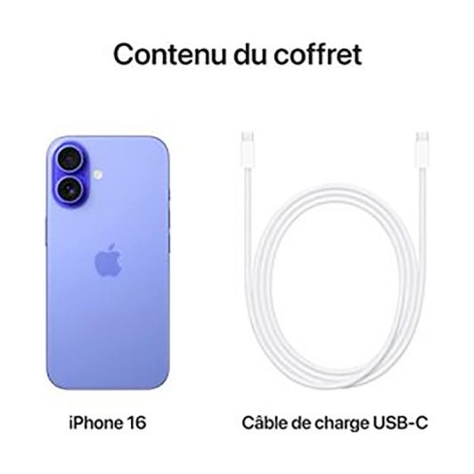 APPLE iPhone 16 128Gb Blauw