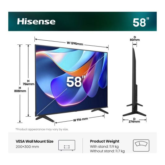 TV UHD 4K 58