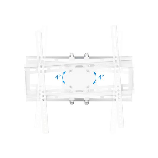 Support mural EDENWOOD TV de 66 à 140 cm D2 déporté blanc