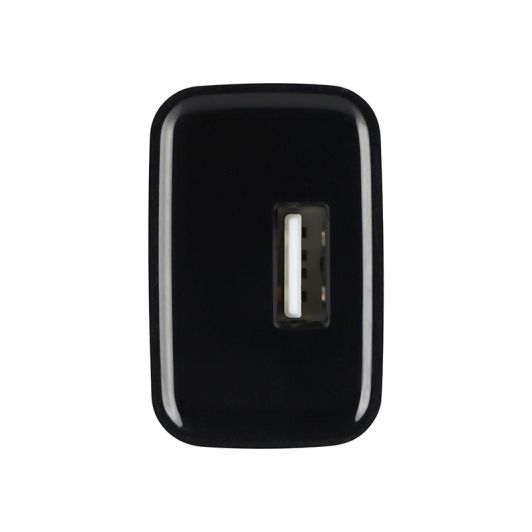 NETSTROOMLADER 2,4A + 1M USB-C-KABEL Zwart
