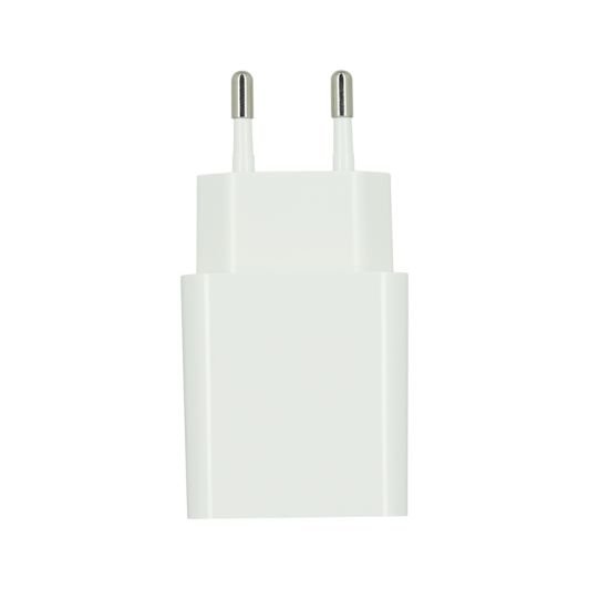 NETSTROOMLADER 2,4A + WITTE LIGHTNING-KABEL 1M HIGH ONE