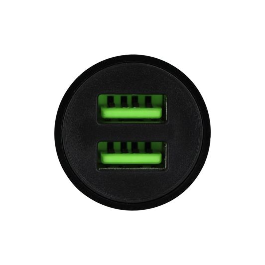 HIGH ONE Adapter A/C 2 USB Zwart