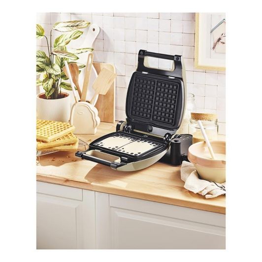 Lagrange Premium 019324 Wafelijzer – Omkeerbaar – Platen voor Wafels & Grill/Panini