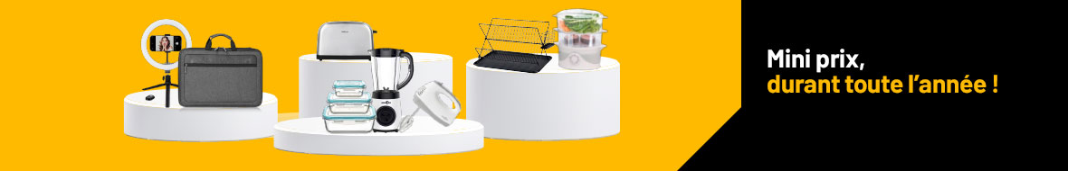 Mini prix, durant toute l'année !